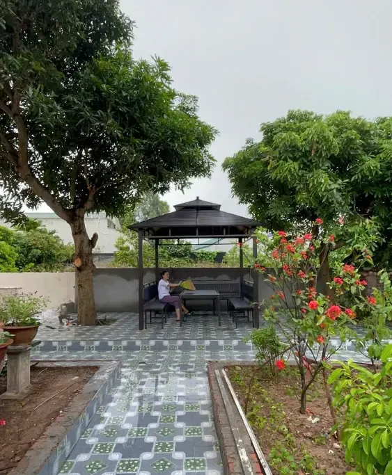 Chòi lắp ghép được lắp dựng trong vòng 3 giờ đồng hồ