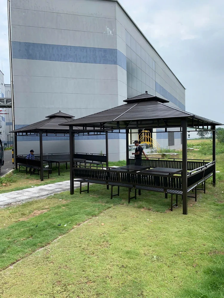 Dự án lắp đặt 9 chòi sân vườn tại nhà máy BHFlex Vĩnh Yên khu công nghiệp Khai Quang, Phú Thọ