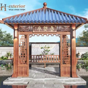 Chòi hợp kim nhôm vuông 1 mái