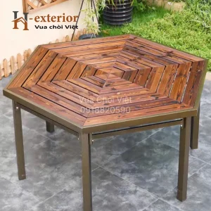 Ghế trung tâm chòi hình lục giác đồng bộ