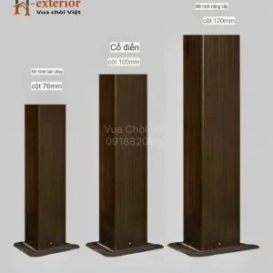 Chòi hình chữ nhật bằng kẽm mái vòm