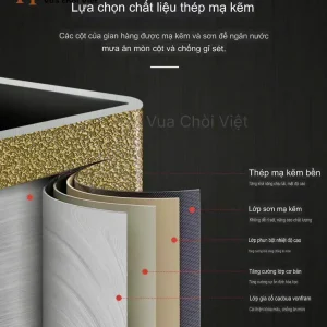 Chòi bằng kẽm mái giả ngói