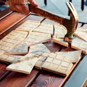 Chòi bằng kẽm hình vuông mái chéo