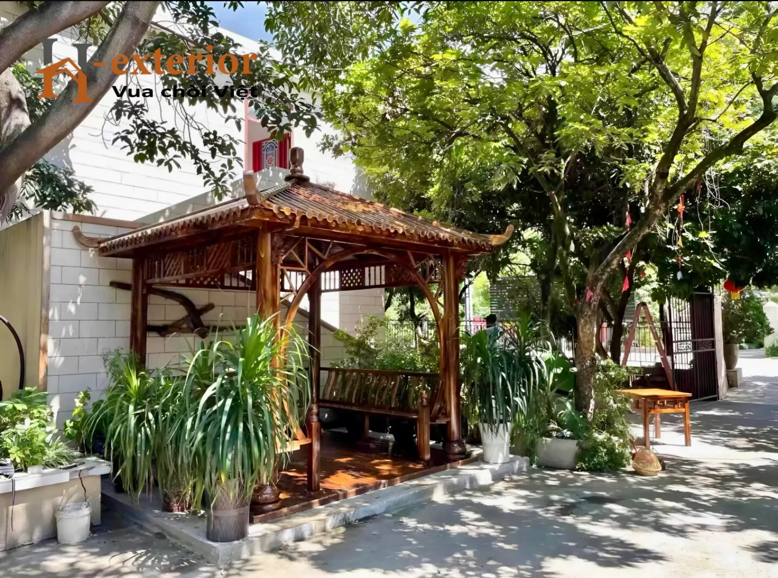 Trang trí chòi sân vườn