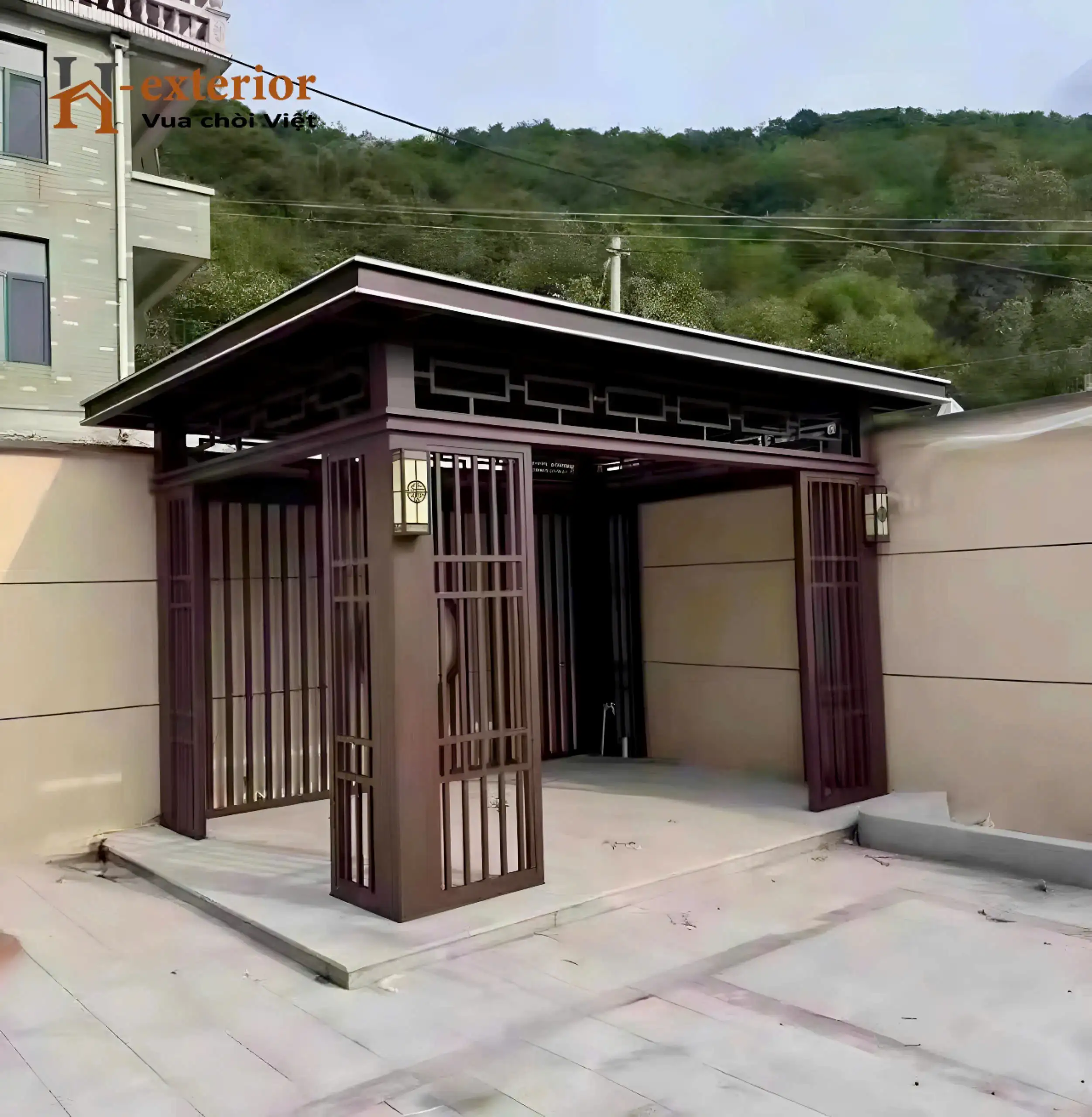 Trang trí chòi sân vườn