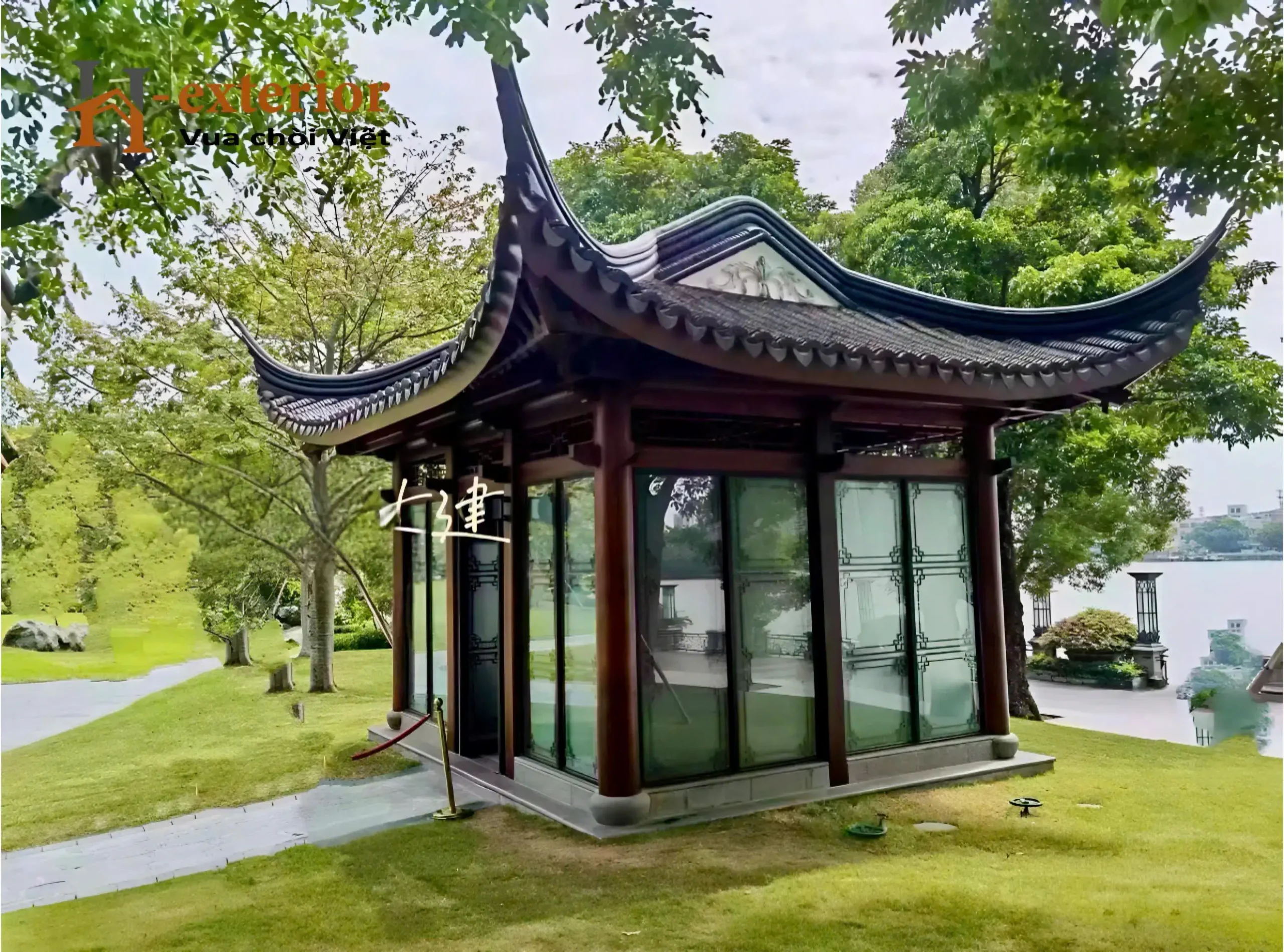 Chòi sân vườn đẹp cần chú ý đến vị trí, hình dạng, kích thước và chất liệu làm nên chòi
