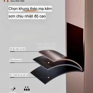 Chòi sân vườn vuông 2 mái bằng kẽm