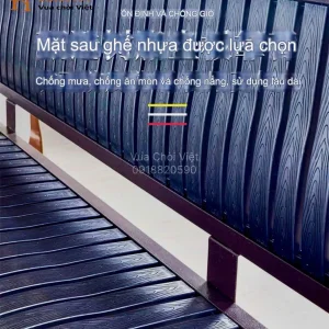 Ghế gỗ nhựa nâng cấp về màu sắc