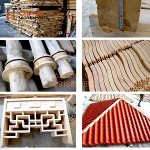 Quá trình chế biến và sản xuất chòi sân vườn bằng gỗ