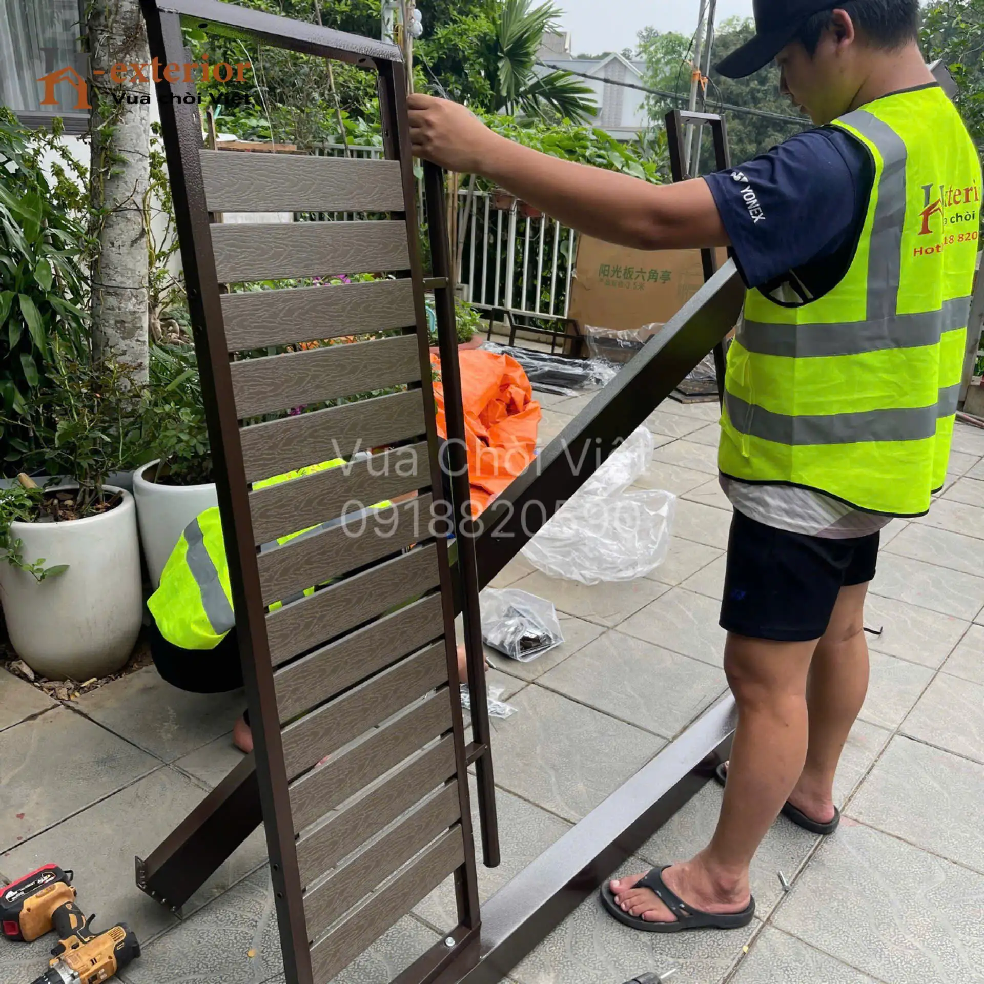 Thi công chòi sân vườn tại Phú Thọ