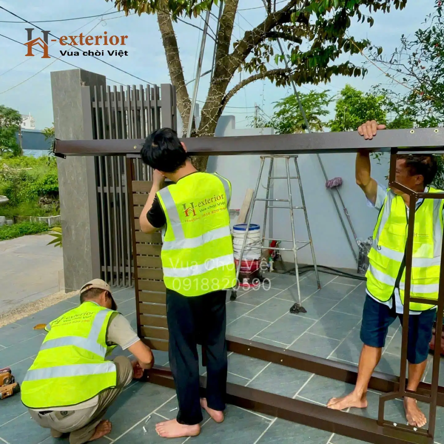Lắp đặt chòi sân vườn tại Tây Ninh