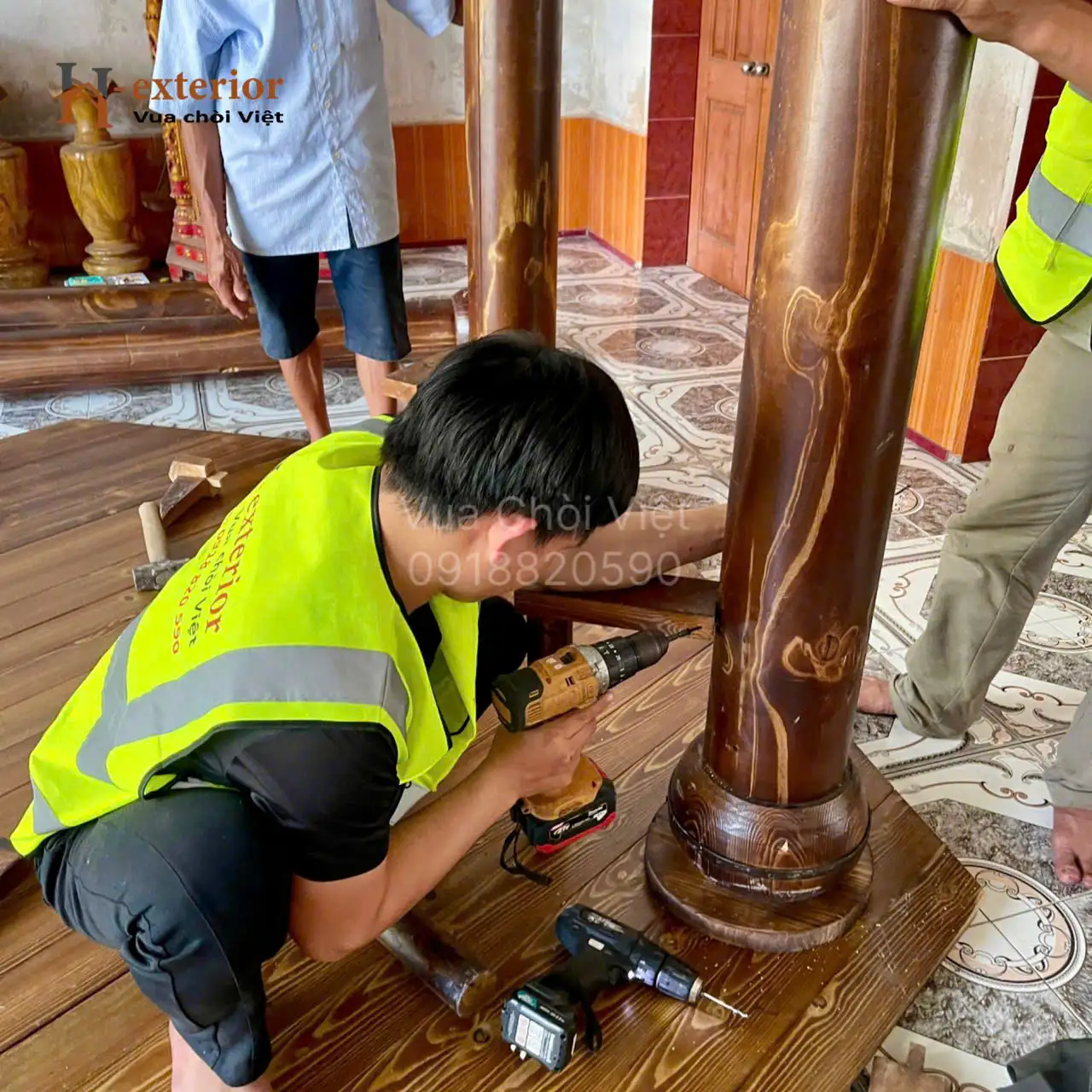 Từng chi tiết được chăm sóc cẩn thẩn, tỉ mỉ. Đảm bảo chất lượng công trình một cách tốt nhất