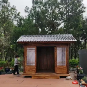 Lầu trà phong cách Nhật bằng gỗ