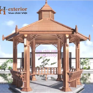 Chòi sân vườn hợp kim nhôm 09