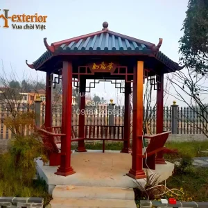 Chòi sân vườn lục giác hợp kim nhôm