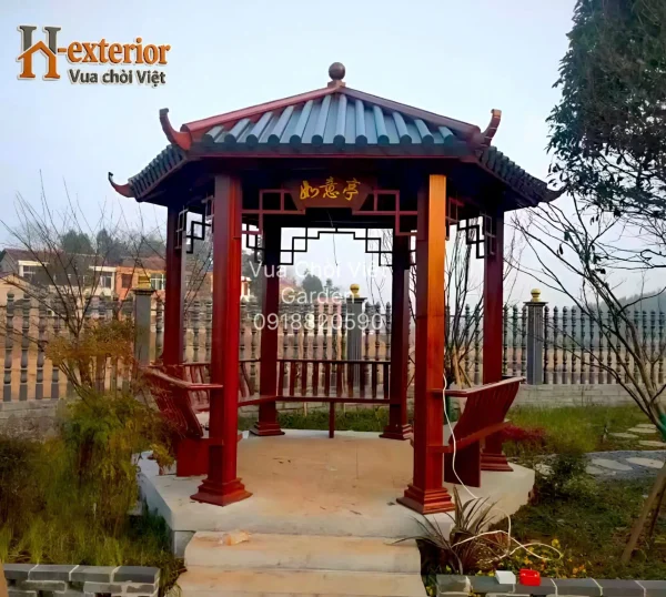 Chòi sân vườn lục giác hợp kim nhôm