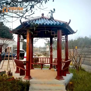 Chòi sân vườn lục giác hợp kim nhôm