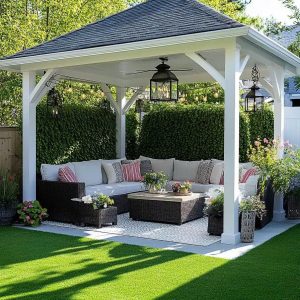Chòi sân vườn bằng gỗ 12