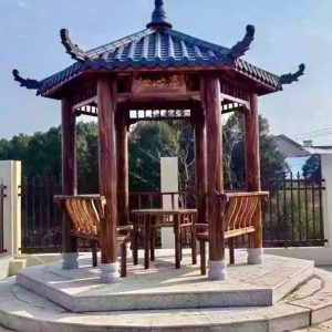 Chòi gỗ lục giác 15