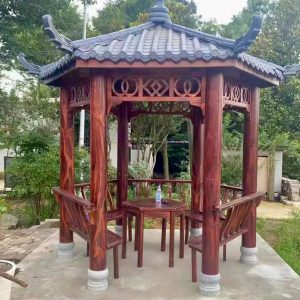 Chòi nghỉ sân vườn bằng gỗ lục 13