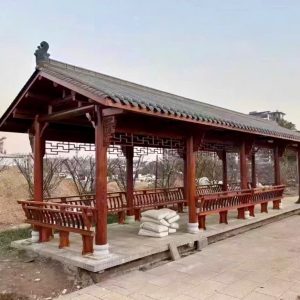 Nhà nghỉ chân bằng gỗ 1
