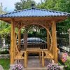 Chòi sân vườn gỗ hình vuông 1