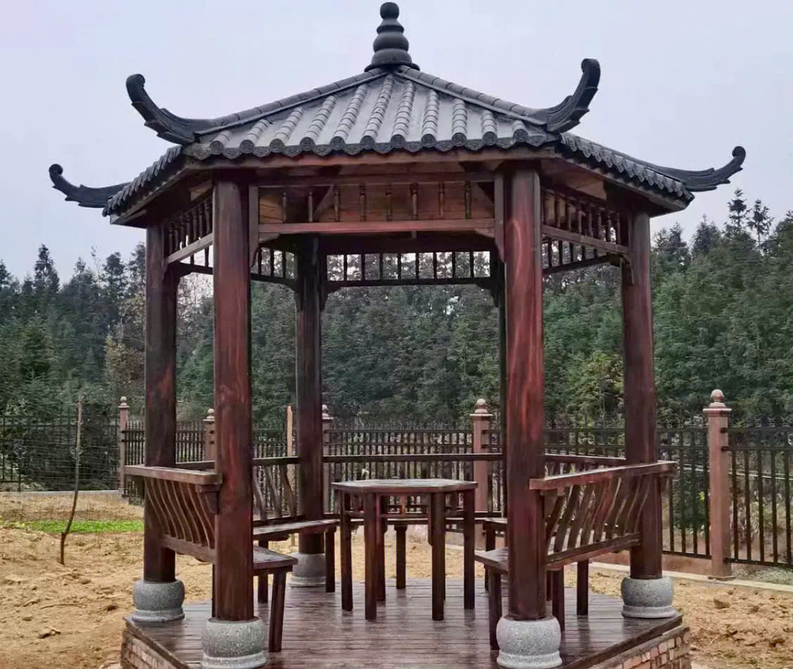 Chòi nghỉ sân vườn lục giác 5