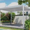 Chòi sân vườn hợp kim nhôm chữ nhật