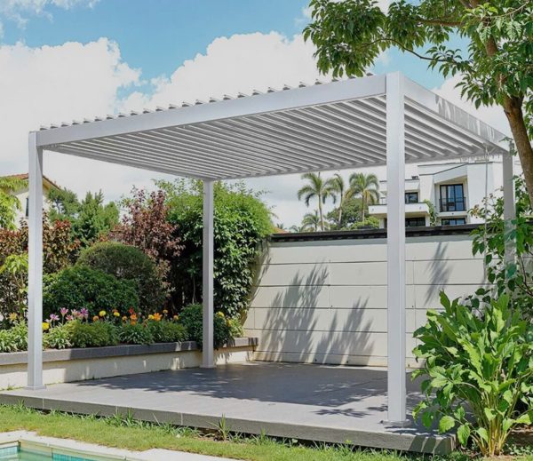 Chòi sân vườn hợp kim nhôm chữ nhật