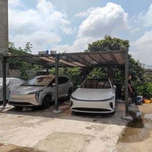 Mái che nhà xe lắp ghép