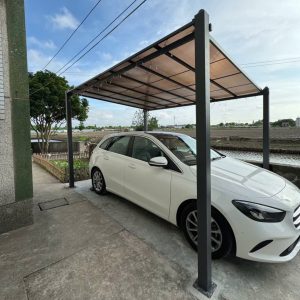Mái che nhà xe lắp ghép