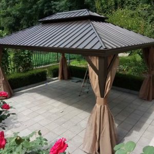 Chòi sân vườn bằng sắt lắp ghép
