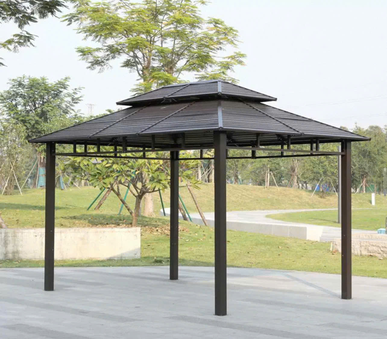Chòi sân vườn bằng sắt giá rẻ