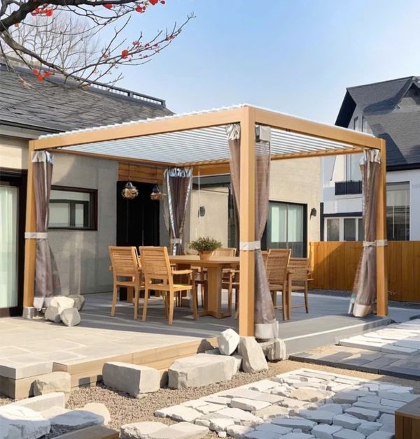 Mẫu chòi sân vườn lắp ghép đơn giản