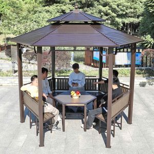 Lầu lục giác sân vườn