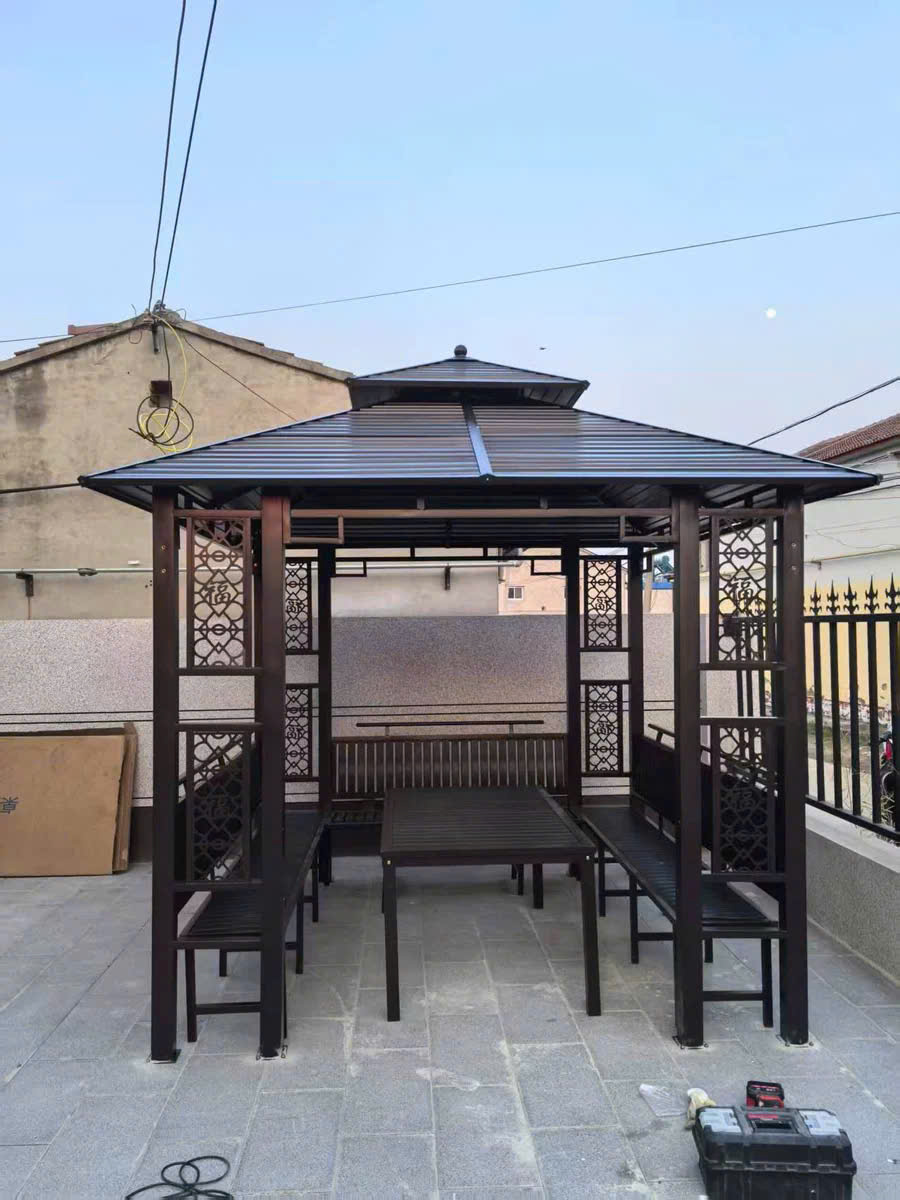 Mẫu chòi sân vườn lắp ghép đẹp