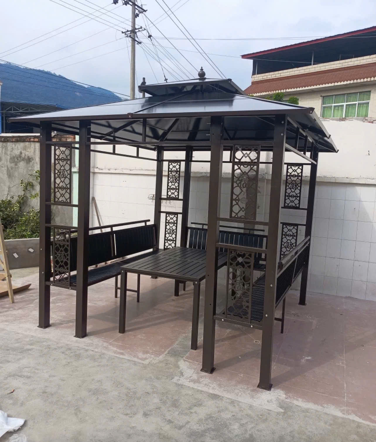 Mẫu chòi nghỉ sân vườn đẹp giá rẻ nhưng bền đẹp và chắc chắn
