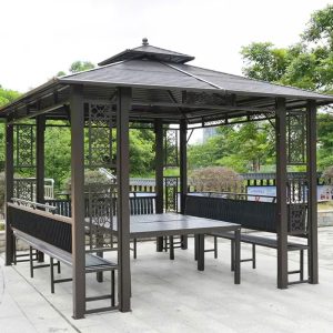 Nhà chòi sân vườn lắp ghép cột đôi