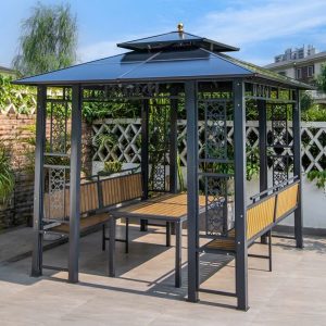 Mẫu nhà chòi sân vườn lắp ghép đơn giản