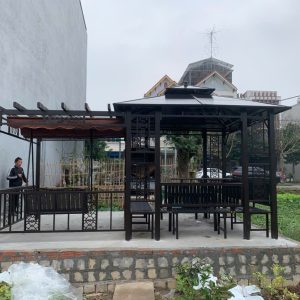 Nhà chòi sân vườn kèm xích đu