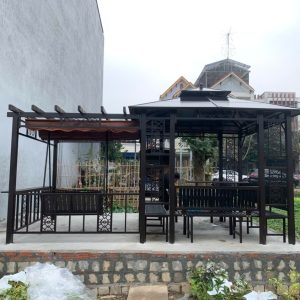 Nhà chòi sân vườn kèm xích đu