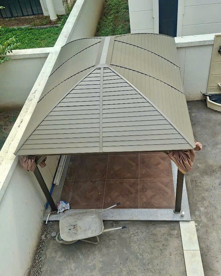 Thi công lắp dựng chòi sân vườn mái vòm tại Đồng Nai
