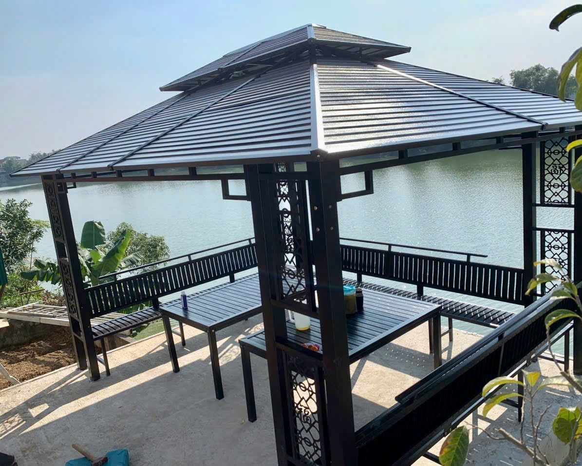 Thi công lắp đặt chòi sân vườn tại Thanh Hóa