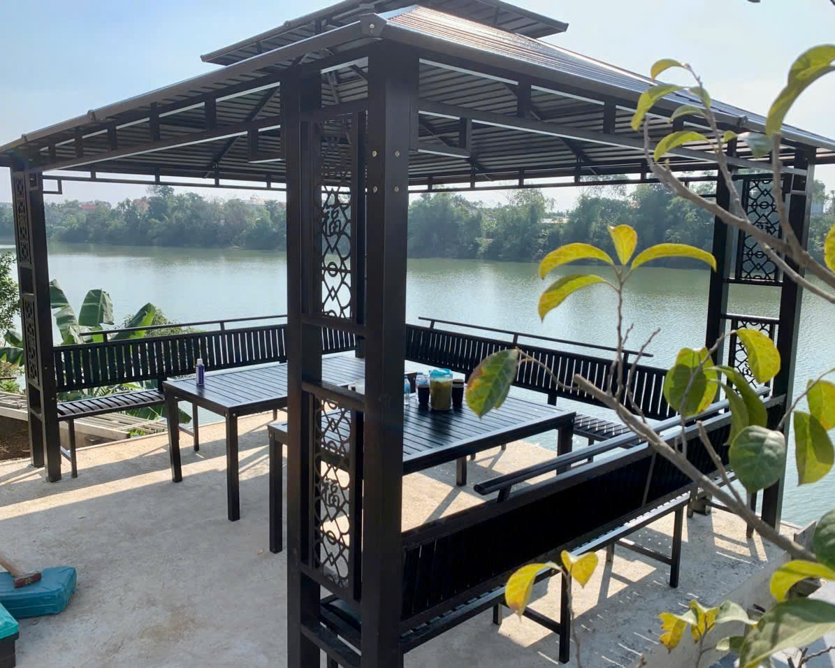 Thi công lắp đặt chòi sân vườn tại Thanh Hóa