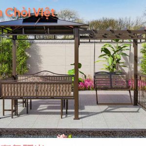 Xích đu đôi cho hai người sử dụng cùng một lúc