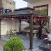 Chòi sân vườn chữ nhật hợp kim nhôm giá rẻ
