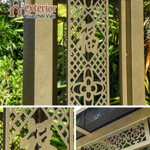 Vách trang trí cắt CNC tinh xảo