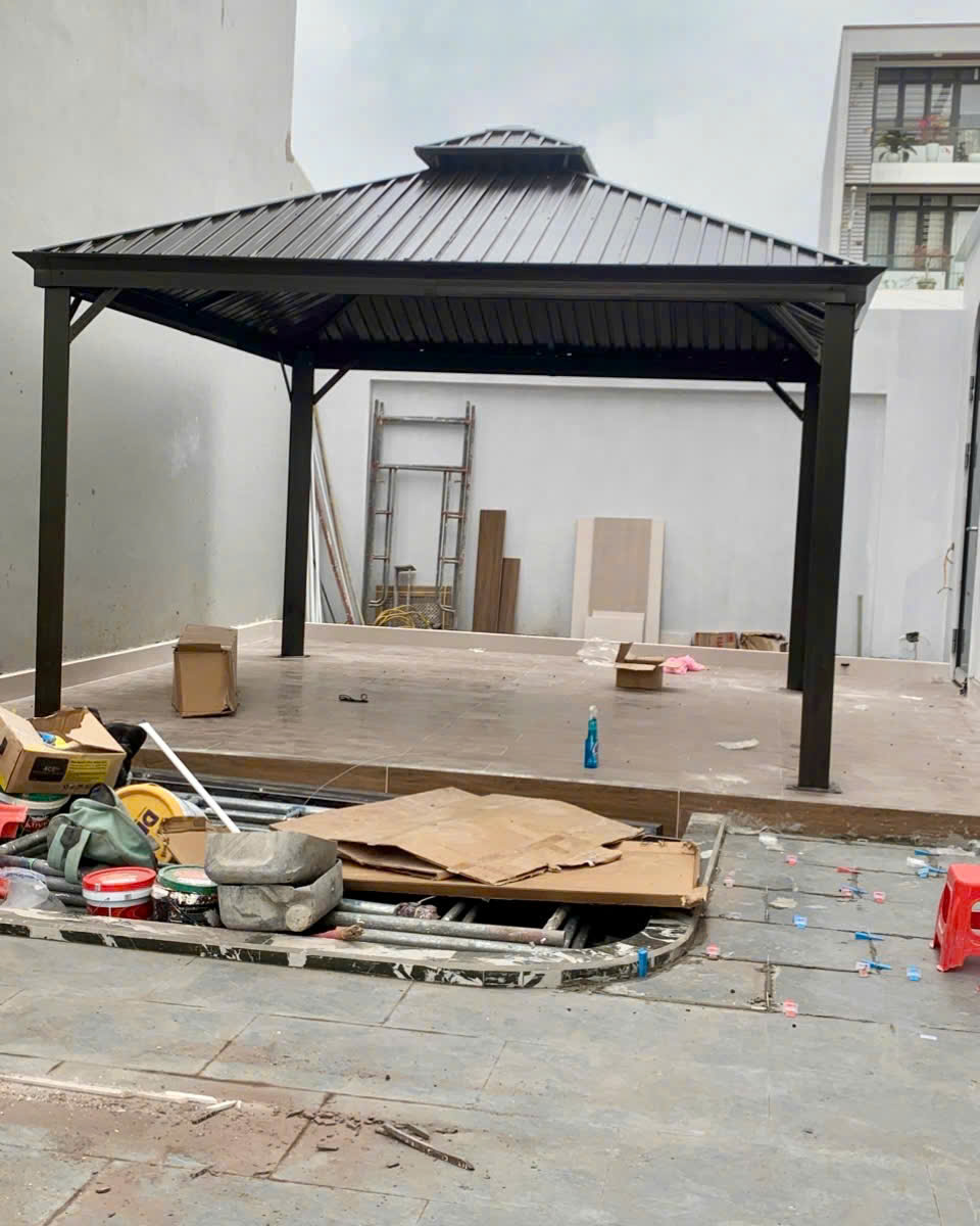 Sản Xuất Thi Công Lắp Dựng Chòi Sân Vườn Hợp Kim Nhôm Tại Bình Dương