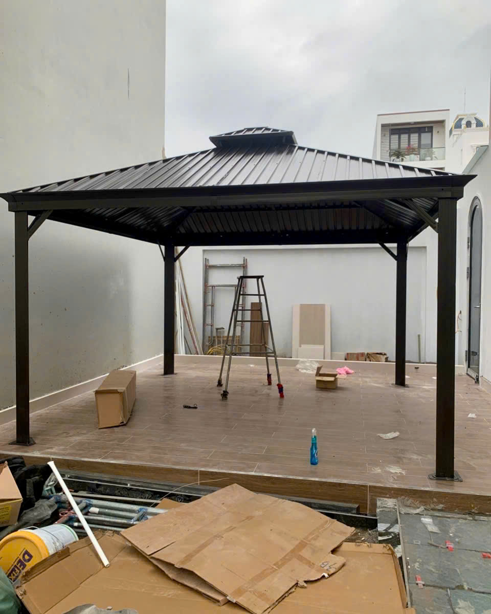 Sản Xuất Thi Công Lắp Dựng Chòi Sân Vườn Hợp Kim Nhôm Tại Bình Dương