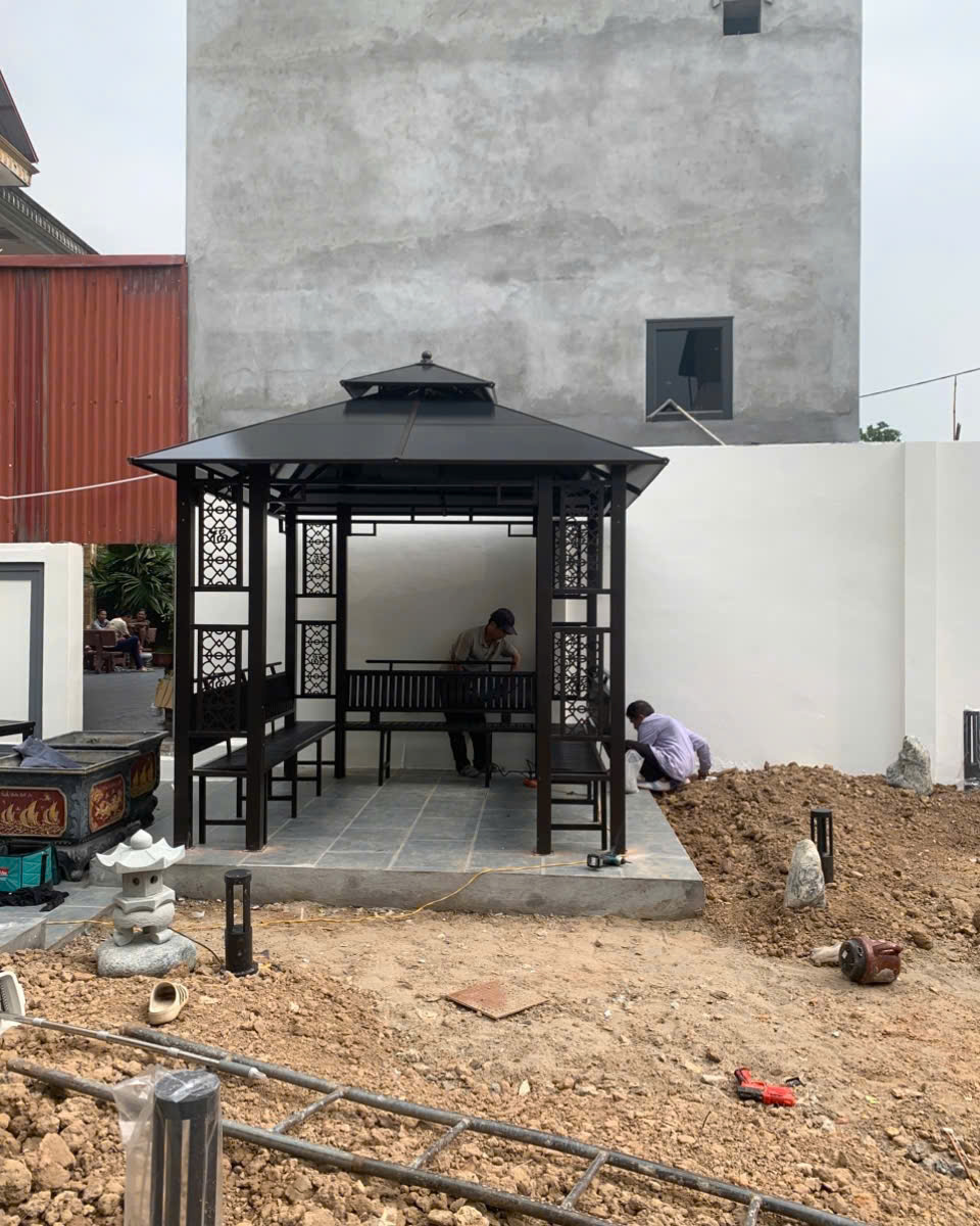 Thi công lắp ráp nhà chòi cà phê tại Cần Thơ